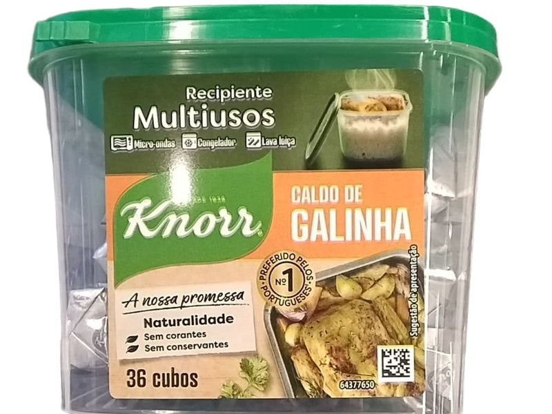 Caldo de Galinha-Cubos