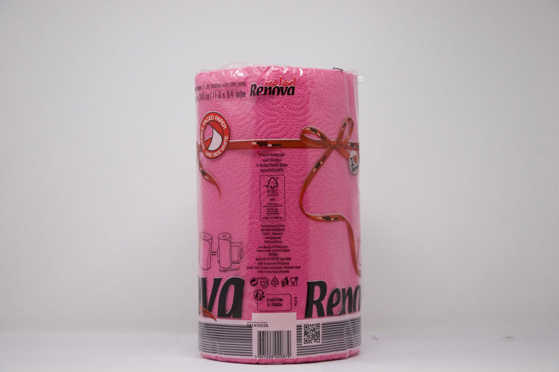 Renova Paper Towel Pink 1Roll