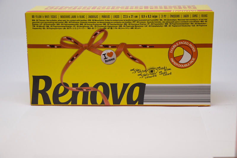 Renova Yellow & White Tissue