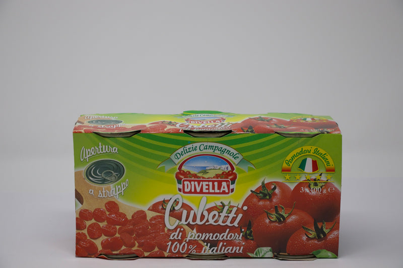 Divella Tomato Cubeti 3x400g