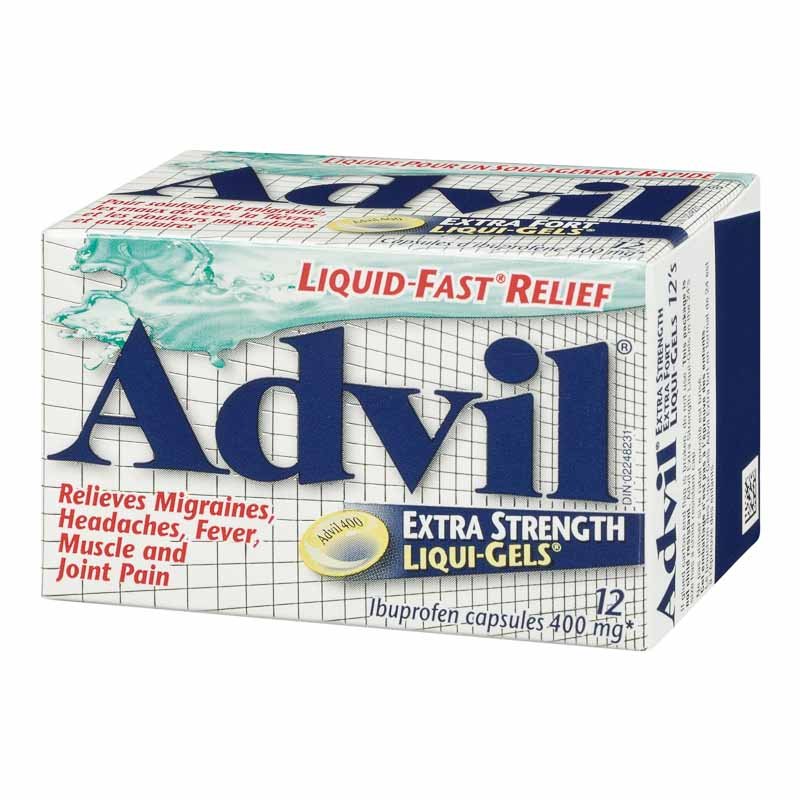 Advil Extra Liquid Gels 12Ea