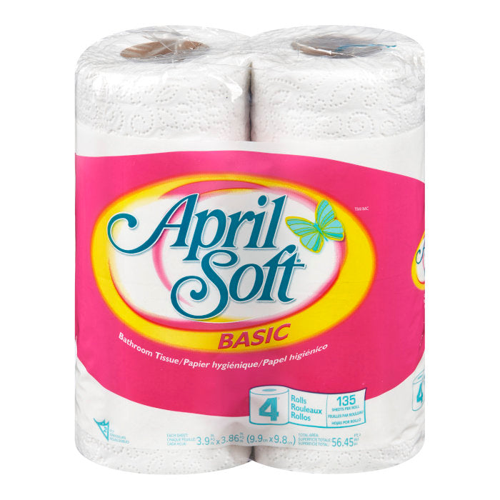 April SoftToilet Paper 4 Roll
