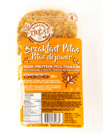 Breakfast Pitas Multigrain 300