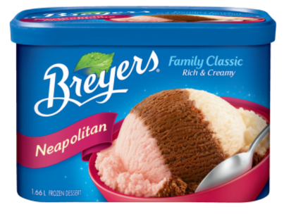 Breyers Neapolitan  1.66L