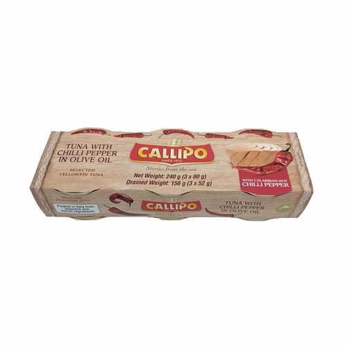 Callipo  Spicy Tuna 3x 80g