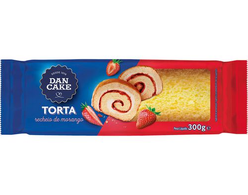 Dancake Torta Recheio Morango