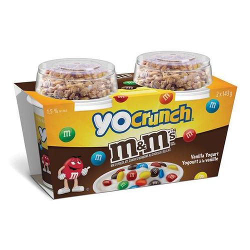 Danone Yo Crunch M&M 2x143g