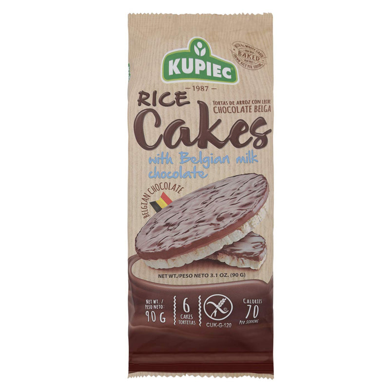 Kupiec Rice Cakes w/Milk Choc