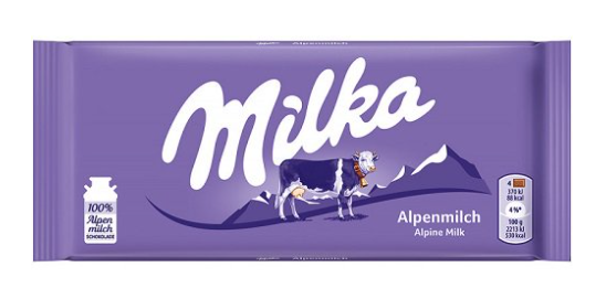 Milka Choc Alpine Milk 100g