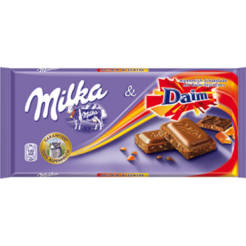 Milka Chocolate Daim 100g