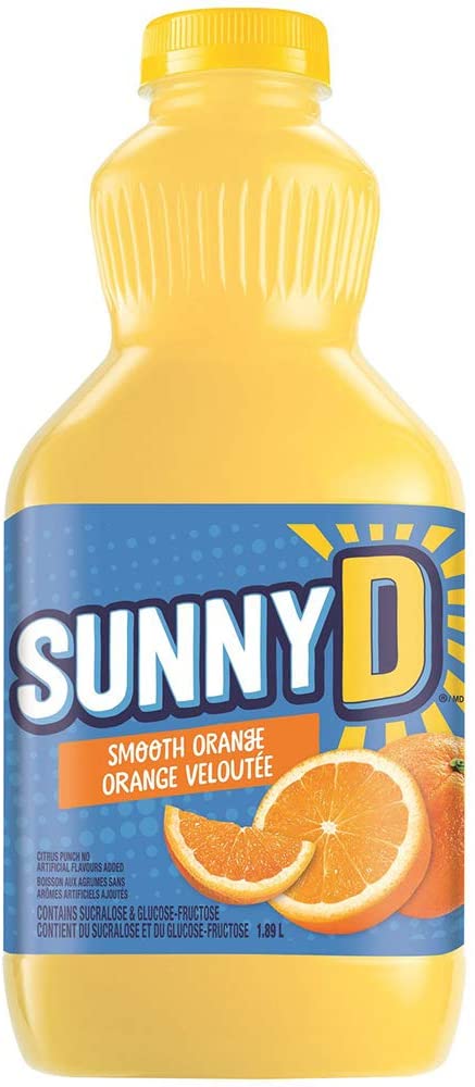 SunnyD Orange Smooth  1.89 L