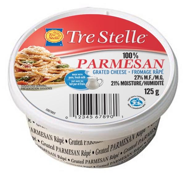 TreStella Grated Parmesan 125g
