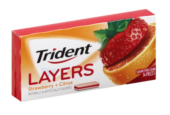 Trident Layers Strawb. Citrus