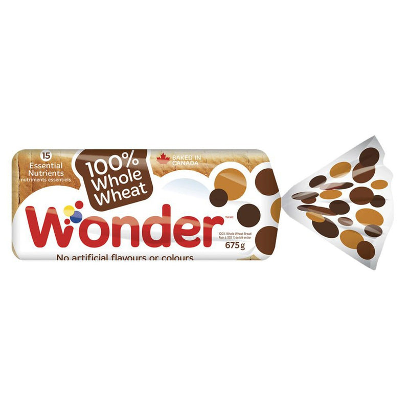 Wonder 100% Whole Wheat 675g
