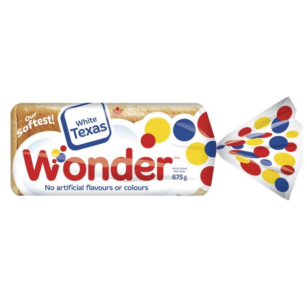 Wonder Texas White Bread 675g