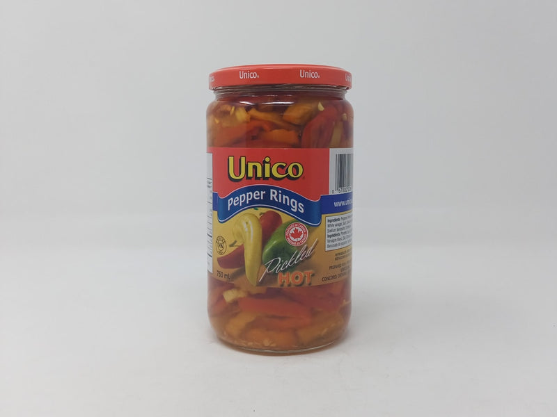 Unico Pepper Ring Hot 750ml