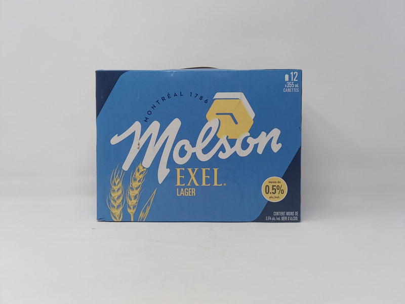 Molson Exel Beer 0.5% 12x355ml