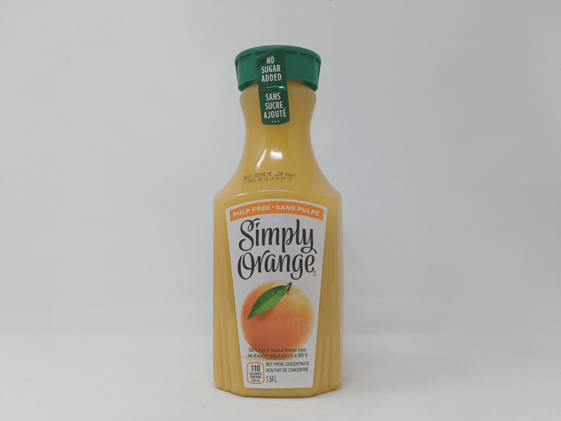 Simply 100% Orange Pulp Free