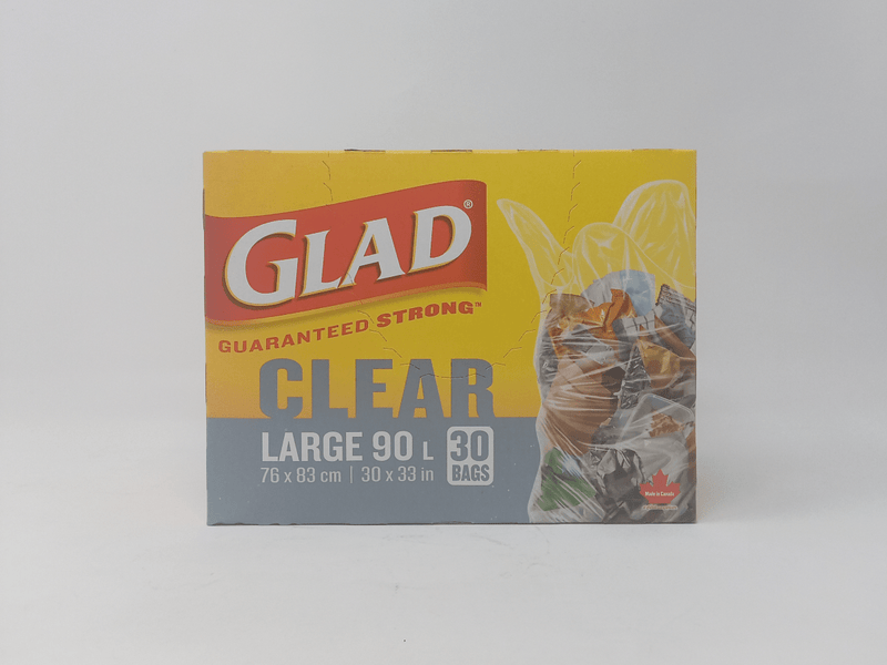 Glad Clear Garbage Bags 30 Bgs