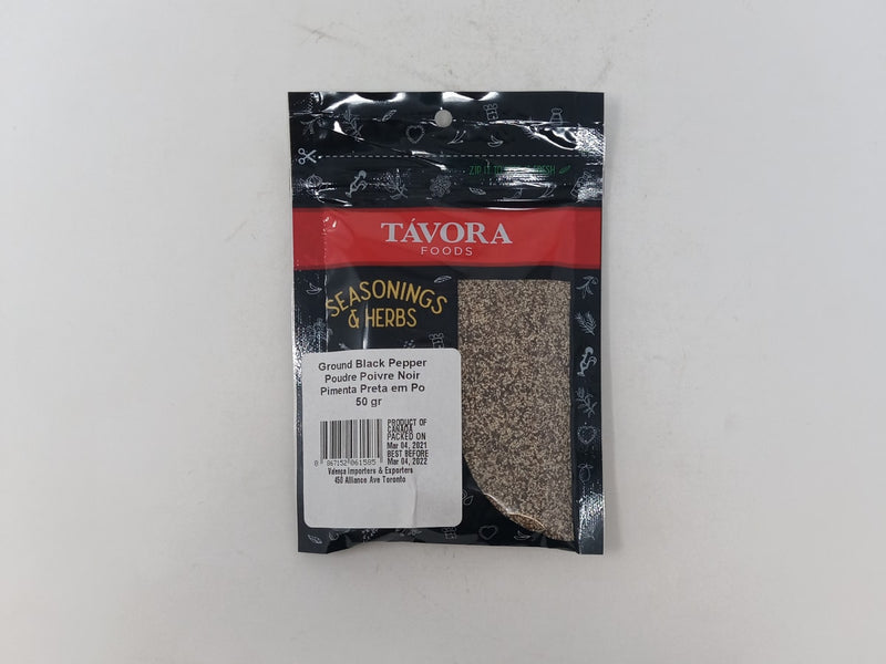 Tavora Ground Black Pepper
